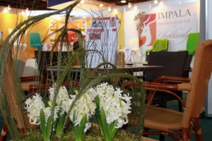 Sirha Kiállítás, 2014 - Még a növények mögül is jól látszott az Impala Bútorkereskedő Kft. standja