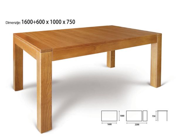 Matrix nagyobbítható asztal 100x160/220