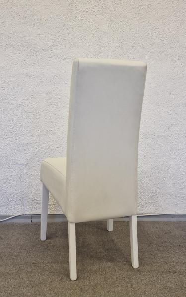 Lungo kárpitozott szék, étkezőszék Pu Soft 270, fehér