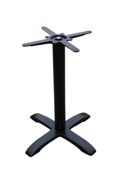 GF-2104 fém asztalláb, 4 ágú, fekete