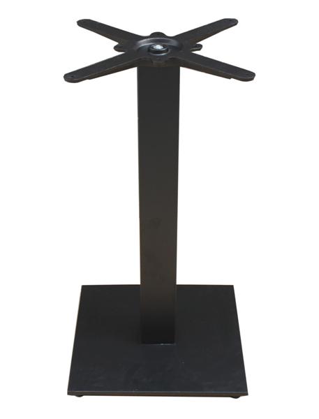 GF-2108 fém asztalláb, négyzetes, sima, fekete