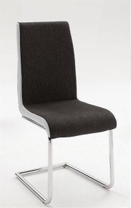 fekete fémvázas szék